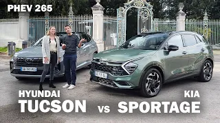 Kia Sportage VS Hyundai Tucson PHEV hybride Rechargeable  265ch - Les BEST SELLER