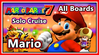 Mario Party 7 - Solo Cruise | All Boards | Mario | Full Game!