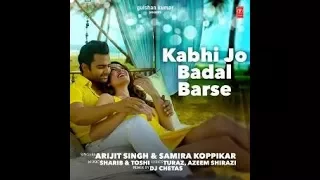 kabhi jo badal barse karaoke with lyrics