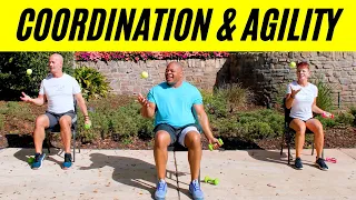 7 Seated Strength Exercises to Improve Coordination & Agility | for Seniors & Beginners