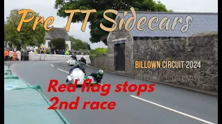 Pre TT Classic Sidecars  Race 2024  Isle of Man
