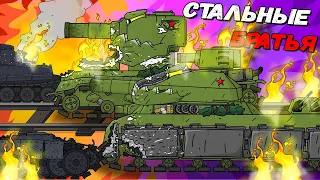 Боевые товарищи Ратте и КВ-6 Схватка за шахту - Мультики про танки
