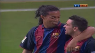 Classico 2004 Real Madrid 1 2 Barcelona Xavi Goal HD