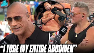The Rock Says He Battled Through A Full Torn Abdomen In WrestleMania Match With John Cena