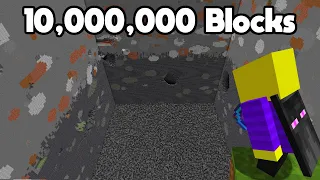 I Broke 10,000,000 Blocks in Minecraft!