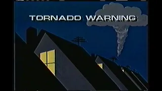 KTCA TV 2 PBS Tornado warning interruption (1994)