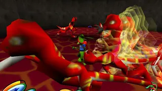 Jazz Jackrabbit 3D Jazz vs 10 Red Lizards Boss