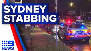Man stabbed in suspected road rage attack in Sydney's south-west | 9 News Australia