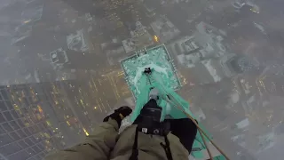 Climbing Trump Building! 900+ feet above New York City