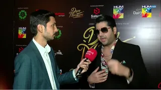 Imran Ashraf spotted at the red carpet of DUM Mastam’s trailer launch