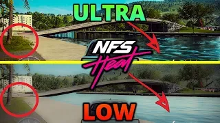 Need For Speed HEAT PC Graphics Settings Comparison | NFS HEAT Different settings Comparison