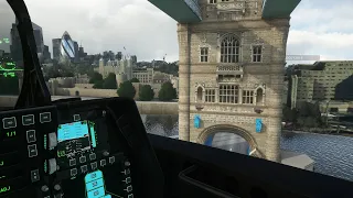 F-22 in London, UK, from RAF Station Northolt. Microsoft Flight Simulator