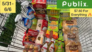 PUBLIX GROCERY DEALS FOR 5/31-6/6 (6/1-6/7) EASY GROCERY DEALS| $7.60 FOR EVERYTHING 🔥