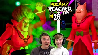 WE TURNED HELLO NEIGHBORS SISTER INTO PIGGY! Scary Teacher 3D Special Chapter