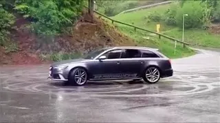 Audi RS6 drift fail