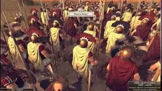 Total War : Rome 2 [Тест] Царские Спартанцы VS  Афинские Гоплиты.