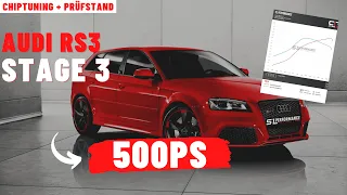 Audi RS3 8P Stage 3 + Pops & Bangs per Tippgasse 500PS | SL Performance