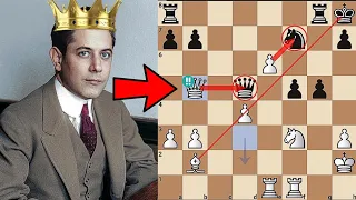 Capablanca's Stunning Move: Queen Sacrifice Shocks the Chess World!