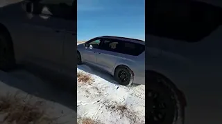 Testing out the AWD system on the 2020 Chrysler Pacifica launch edition!
