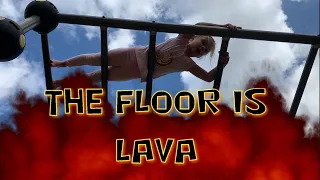 The Floor is Lava Challenge Family Fun Kids Pretend Playtime #thefloorislavachallenge