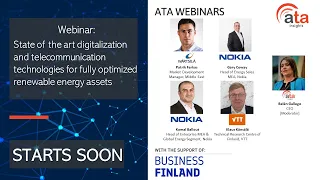 Webinar: State of the art digitalization-telecommunication technology for optimized renewable assets