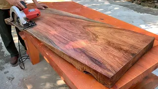 Ingenious Woodworking Talent Will Surprise You // A Extremely Creative and Unique Wooden Table - DIY