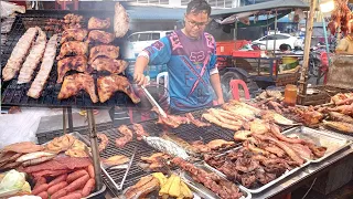 Famous Cambodian Street Food - Delicious Grilled Fish, Pork, Chicken, Duck & More