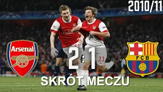 Arsenal vs Barcelona 2-1 skrót meczu Liga Mistrzów 2010/11 PL Komentarz