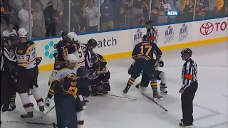 Boston Bruins VS Buffalo Sabres-Line Brawl-4-15-10 NESN FEED