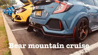 SNUCK  MY 8TH GEN CIVIC INTO TYPE R NATION BEAR MOUNTAIN CRUISE TODAY | SUNDAY FUNDAY!!