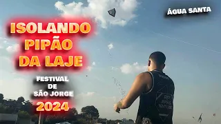 Subimos na Laje pra soltar as PIPAS Gigantes no Festival de São Jorge na Água Santa RJ 2024