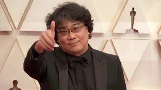 Parasite director Bong Joon ho & cast Winners! Oscars 2020