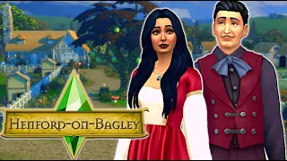 I made my sims live in Medieval times! // sims 4 medieval builds