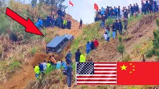 The unequal race between Chinese and American cars Jeep Wrangler vs BJ212