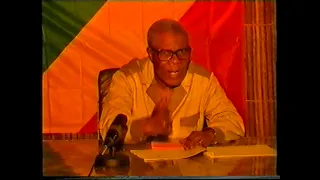 l'arrivée du président Pascal Lissouba à Ewo en 1996