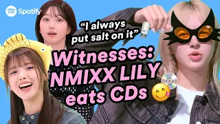 Does NMIXX LILY actually eat CDs? 💿ㅣSpot ON! (Part 2)