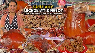 Nakalatag na! "LECHON BABOY, GINABOT at GIANT LAMAN LOOB sa TALISAY!" Literal na PALENGKE ng LITSON!