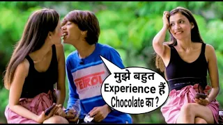 Owais Saying: मुझे Chocolate खाना है Prank On Cute Girl Chocolate Funny Comedy Prank | #OTPTK