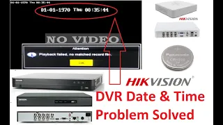 hikvision dvr Date and time Problem