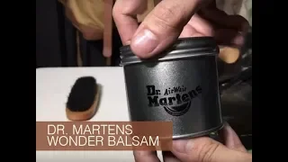 Dr. Martens Wonder Balsam Leather Shoe Application #DRMARTENS