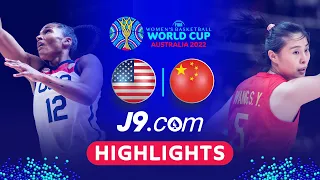 USA 🇺🇸 - China 🇨🇳 | Game Highlights - #FIBAWWC 2022