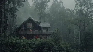 Villa Rain Meditation - Journey to Inner Calmness Through Rain Sounds | Relax With Heavy Rain
