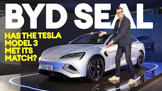 BYD Seal FIRST LOOK: better than a Tesla Model 3?