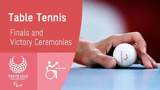 Table Tennis Finals & Ceremonies | Day 4 | Tokyo 2020 Paralympic Games