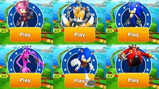 Sonic Dash - Boscage Maze Sonic Tails Nine Rusty Rose vs All Bosses Zazz Dr.Eggman - Run Gameplay