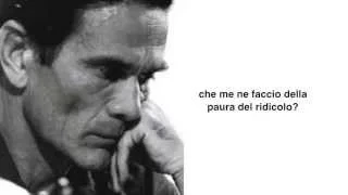 "Padre nostro che sei nei Cieli" di Pier Paolo Pasolini, letta da Paolo Rossini