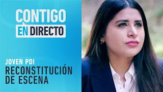 VARIAS DUDAS: Se realizó la reconstitución de escena de caso detective baleada - Contigo en Directo