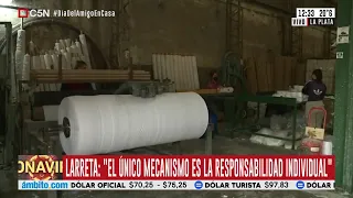 La Plata: reabren las fabricas de papel higiénico