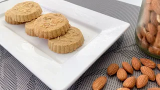 Macau Almond Cookie 4 Ingredients only Simple Cookie Recipe  Taste Is Amazing