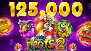 I spent $125,000 on EVERY BONUS FEATURE (PIROTS 2 by ELK)